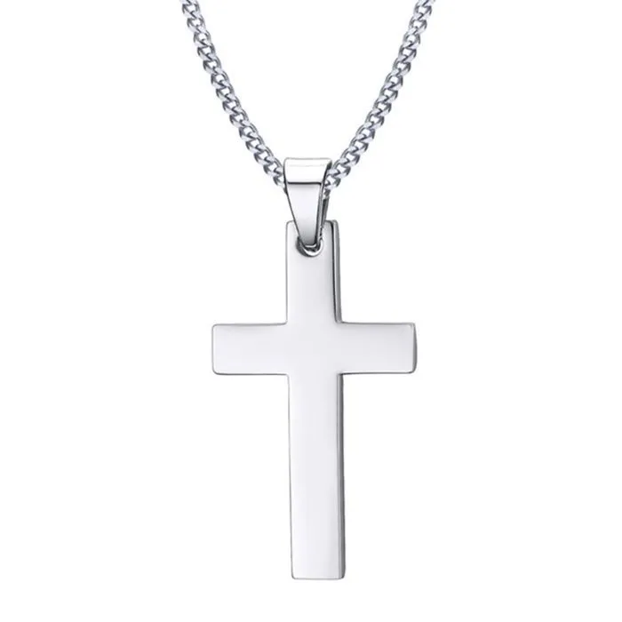 ZENSE - Collier homme - Pendentif croix ancre marine en acier inoxydable, hauteur 4cm - Chaîne 45cm - ZP0208 - Image 10
