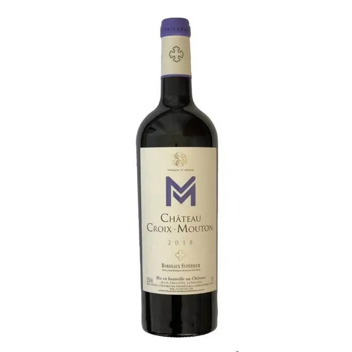 CHÂTEAU CROIX-MOUTON 2018 - BORDEAUX SUPERIEUR - VIN ROUGE - LOT DE 6X75CL - Image 2