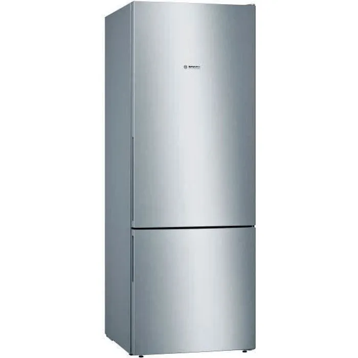 BOSCH KGV58VLEAS - Réfrigérateur combiné - 500 L (376 L + 124 L) - Froid low frost grande capacité- L 70 x H 191 cm - Inox - Image 1