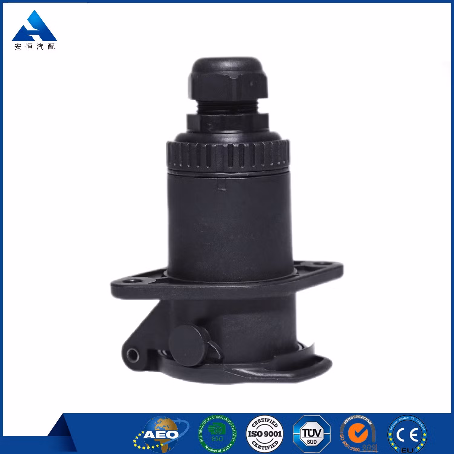 7 Pin 15′ Seven Electric Coil Connector Cable for Mack Vnl Freightliner Truck Trailer Parts Hot - Image 2