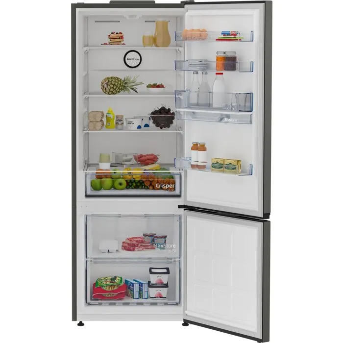 Réfrigérateur combiné - BEKO - B1RCNE534DG -Grande capacité 475 L - Ventilé - Distributeur d'eau - Classe E - 187x70,9x59x7 - Grey - Image 7