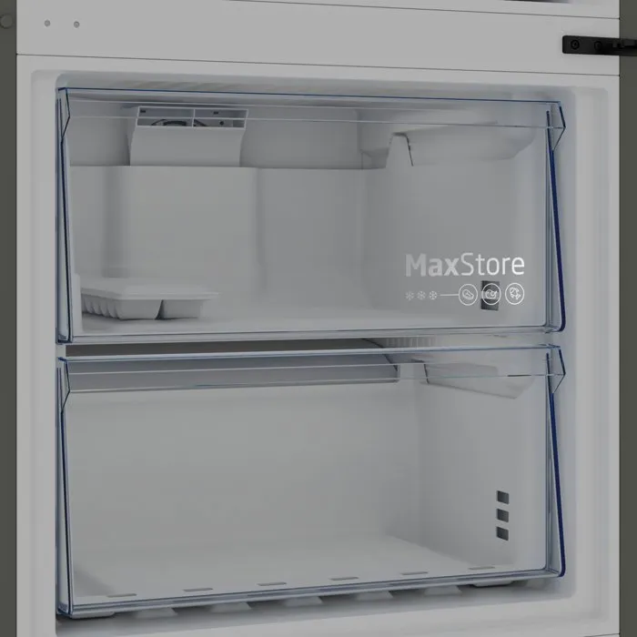Réfrigérateur combiné - BEKO - B1RCNE534DG -Grande capacité 475 L - Ventilé - Distributeur d'eau - Classe E - 187x70,9x59x7 - Grey - Image 10