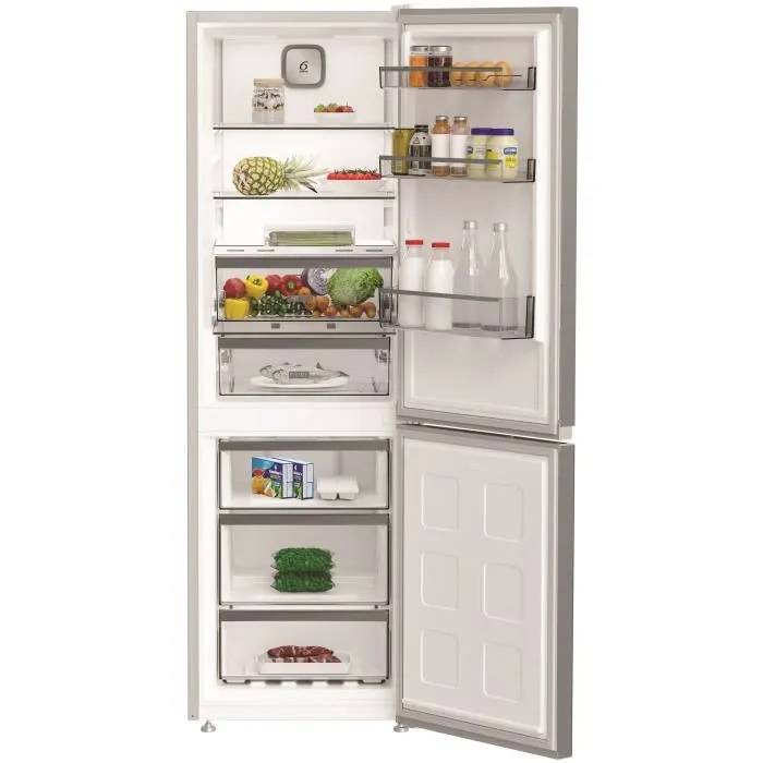 Réfrigérateur combiné - WHIRLPOOL - WHK26363XP6E - 316 L - Dual NoFrost - 6e sens - Classe C - 186.5x59.5x66.3 - Inox - Image 9