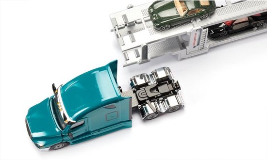 SIKU 2717, Freightliner Cascadia, Speelgoedtrekker, 1:50, kunststof/metaal, blauw, motorkap kan open - Image 4