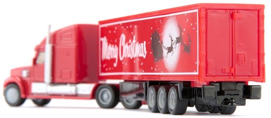 Siku 1788, Freightliner Kerstvrachtwagen, 1:87, Metaal/Kunststof, Rood/Wit, Feestelijke Opdruk, Rubberen banden - Image 2