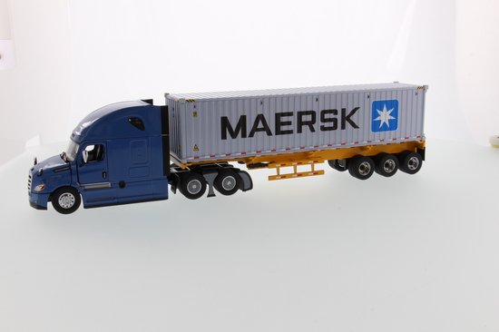 Freightliner Cascadia Trekker met oplegger 40FT Container Maersk - 1:50 - Diecast Masters - Image 6