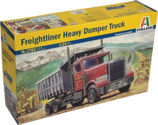Italeri Modelbouwpakket Vrachtwagens - 3783 Freightliner Heavy Dump Truck Plastic - 1:24 - Modelbouw - Image 2