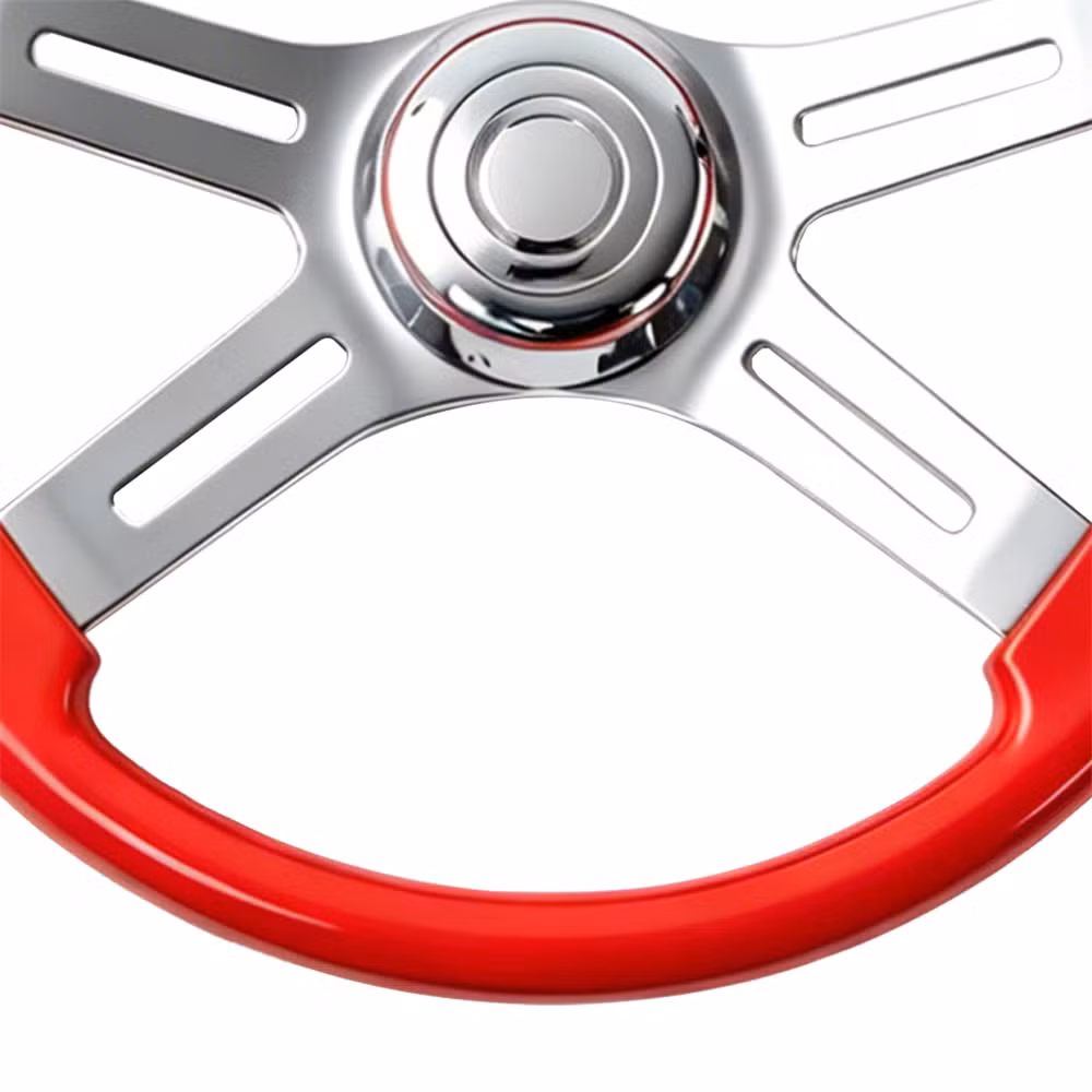Tiypeor Truck Steering Wheel Modified 4 Spoke 450mm 18inch Semitrailer Steering Wheel for Kenworth, Peterbilt, Volvo, Freightliner - Image 5
