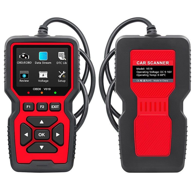 Universal V519 OBD2 Scanner Truck and Car Code Reader OBDII Diagnostic Code Reader Tool for Check Engine Light Read/Erase Codes - Image 3