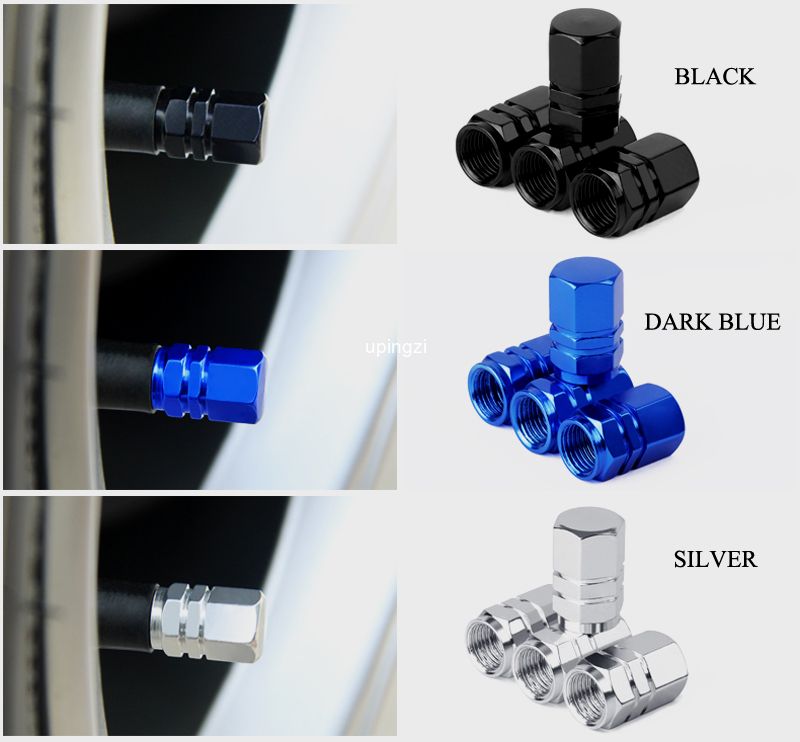 Aluminum Alloy Car Wheel Tire Valve Caps Covers Airdust WaterproofTyre Rim Stem For Automobiles Motorcycles Trucks Bikes - Image 1