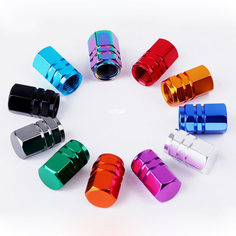Aluminum Alloy Car Wheel Tire Valve Caps Covers Airdust WaterproofTyre Rim Stem For Automobiles Motorcycles Trucks Bikes - Image 3