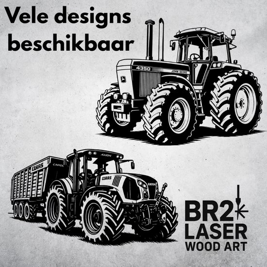BR2Laser Freightliner Classic - Wanddecoratie - Lasergesneden Hout - Tractor kunst - Breed - Image 4