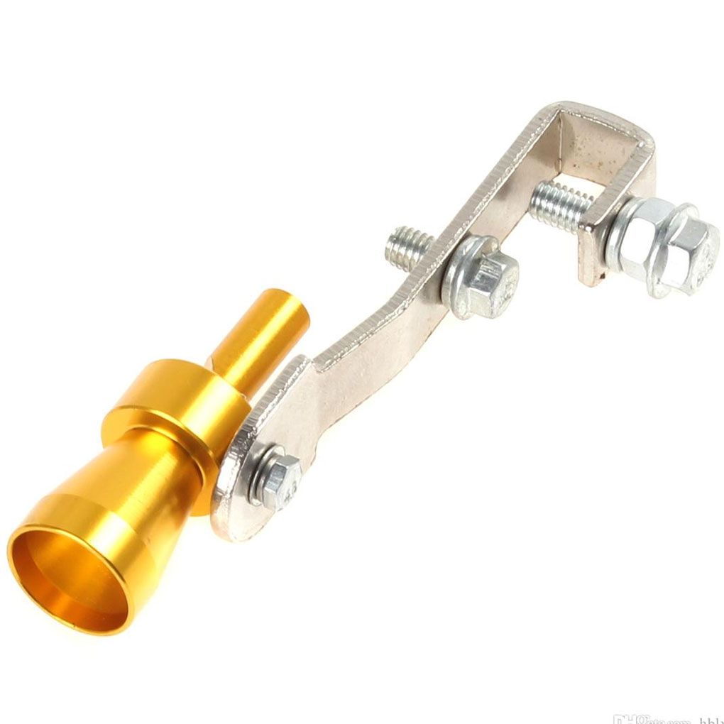 Motorbike Car Exhaust Fake Turbo Whistle Pipe Sound Muffler Blow Off Valve Universal Simulator Whistler Car Styling Tunning - Image 1
