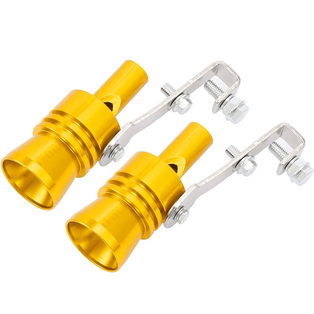 Motorbike Car Exhaust Fake Turbo Whistle Pipe Sound Muffler Blow Off Valve Universal Simulator Whistler Car Styling Tunning - Image 2