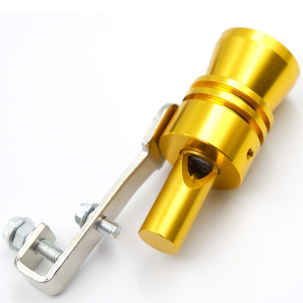 Motorbike Car Exhaust Fake Turbo Whistle Pipe Sound Muffler Blow Off Valve Universal Simulator Whistler Car Styling Tunning - Image 3