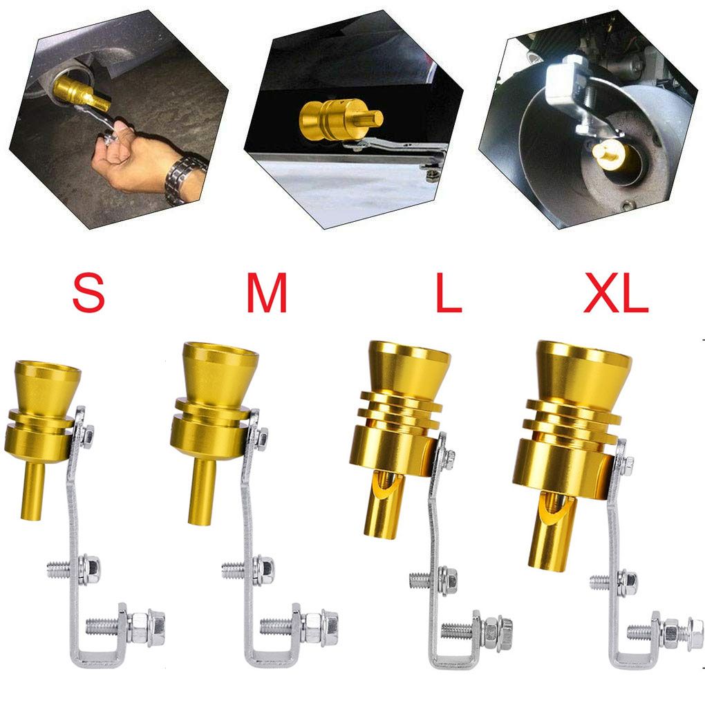 Motorbike Car Exhaust Fake Turbo Whistle Pipe Sound Muffler Blow Off Valve Universal Simulator Whistler Car Styling Tunning - Image 4