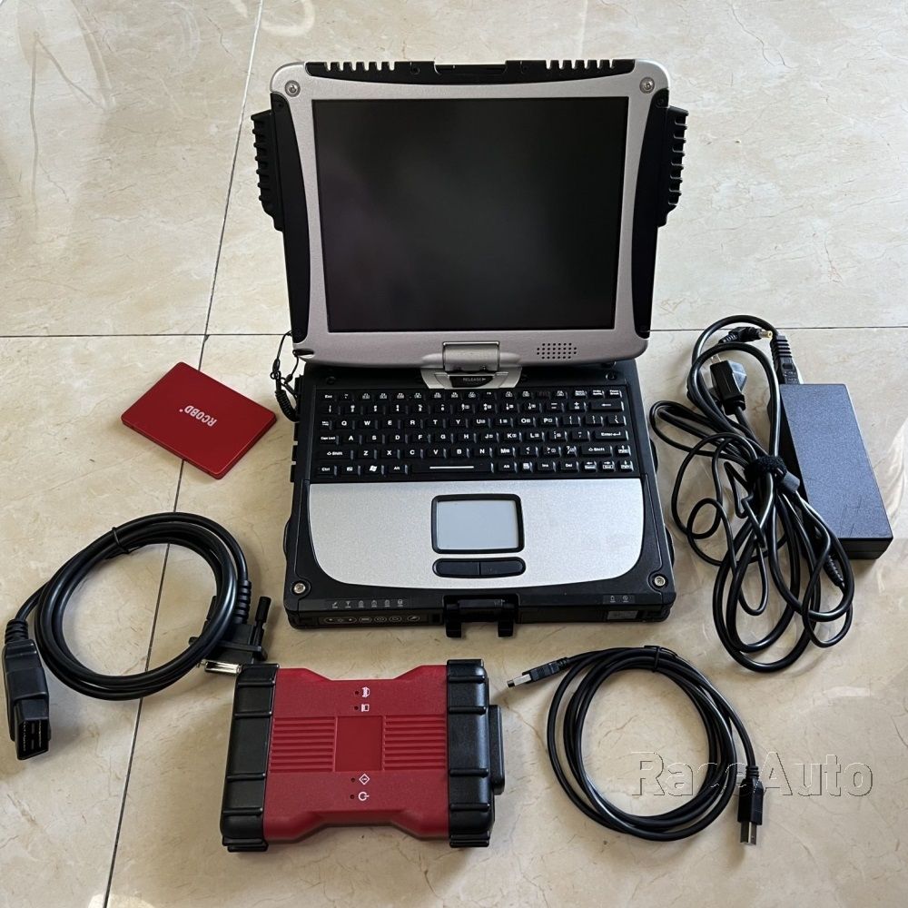 Vcm2 Full Chip diagnostic scan tool ford IDS V120 Soft-ware SSD laptop cf19 toughbook touch screen Computer full set ready to use - Image 2