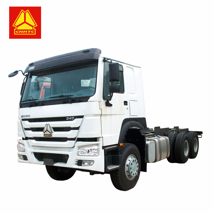 Second Hand Sinotruk HOWO 371 375HP 6X4 Tractor Truck Head with Crane 5ton for Freightliner - Image 1