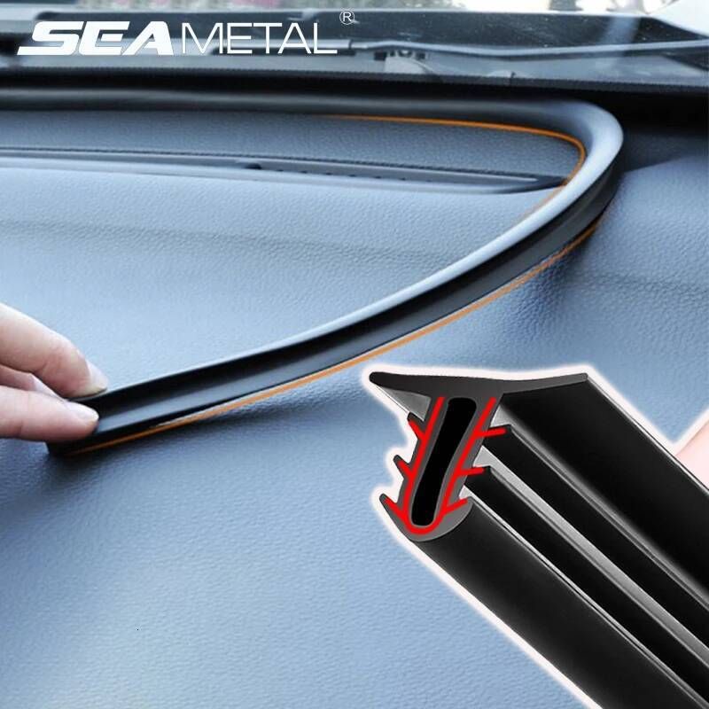 160cm Dashboard Sealing Strip Interior Auto Leakproof Strips Noise Sound Insulation Rubber Trim Weatherstrip Car Accessories - Image 1