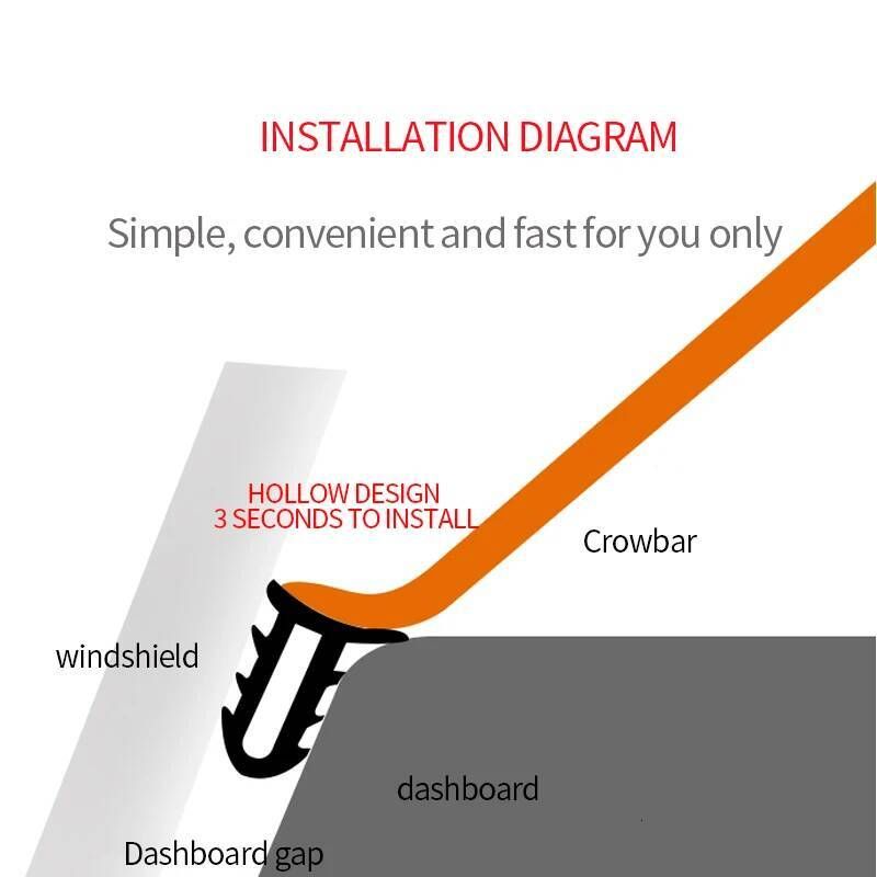 160cm Dashboard Sealing Strip Interior Auto Leakproof Strips Noise Sound Insulation Rubber Trim Weatherstrip Car Accessories - Image 5