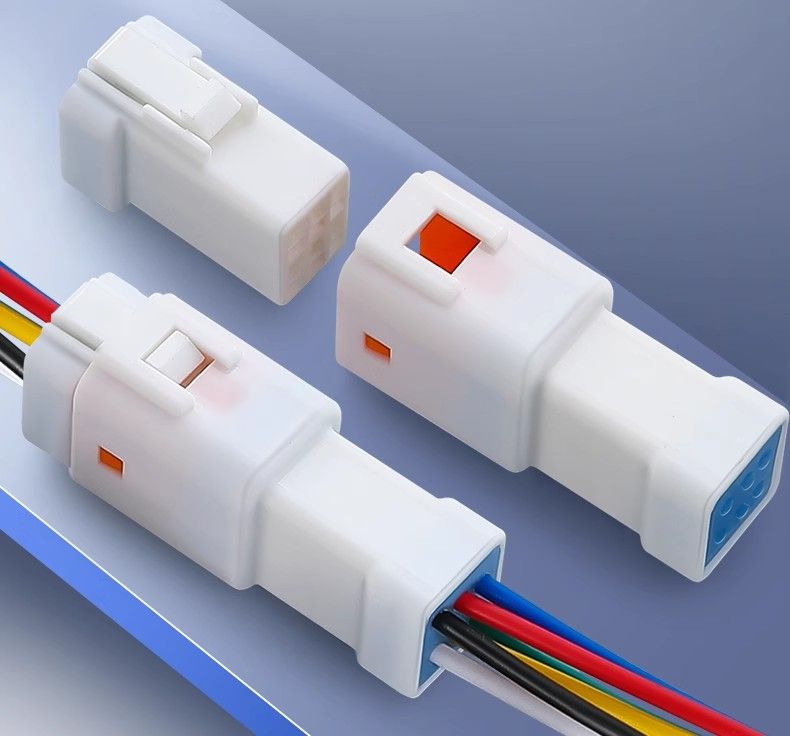 JST Automotive waterproof aviation plug 06T-JWPF-VSLE-D Male/female pair connecto - Image 1