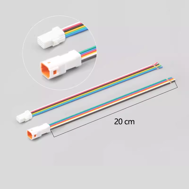 JST Automotive waterproof aviation plug 06T-JWPF-VSLE-D Male/female pair connecto - Image 2