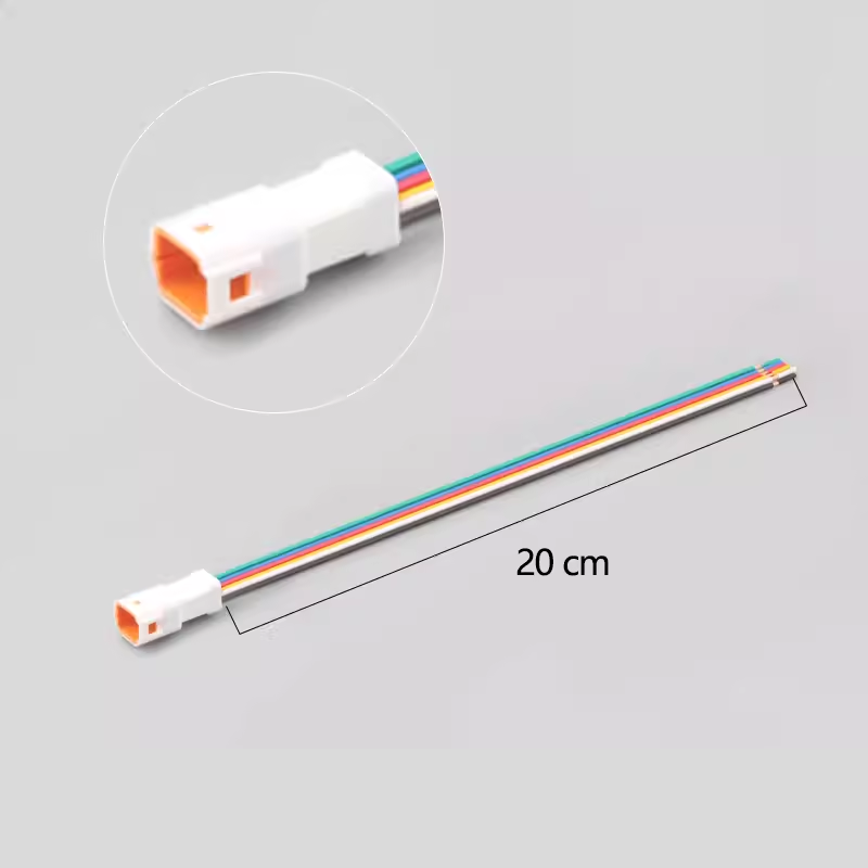 JST Automotive waterproof aviation plug 06T-JWPF-VSLE-D Male/female pair connecto - Image 3