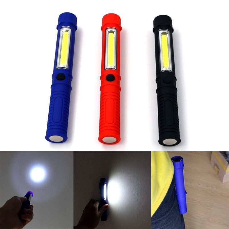 Mini Pen Torch LED Flashlight COB Mini Pen Multifunction Torch Light - Image 1