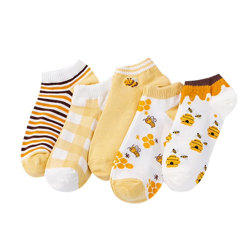 VD5001 Thin Spring and Summer Women's Sports Socks Polyester 13-18 Year Girl Shallow Mouth Short Socks Boat Retail and Wholesale - Image 1