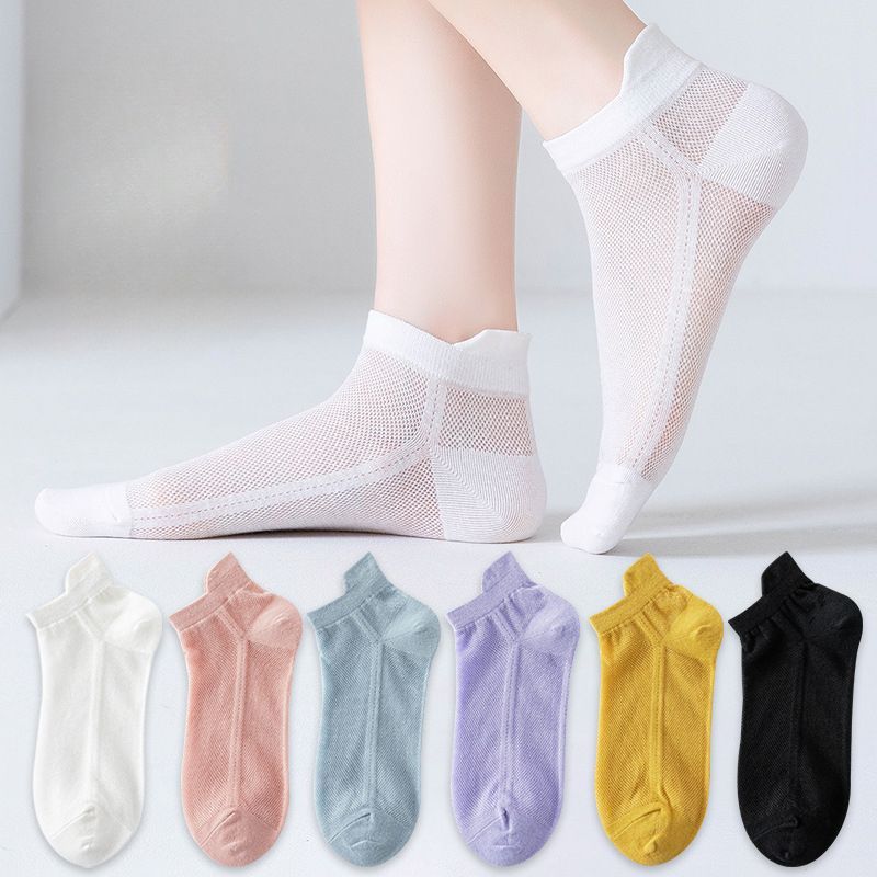 OC DW-001 Women's Athletic Socks Sports Wear Mesh Breathable Short Socks for All Seasons Thin and Sweat Absorbent Fashion Anti Friction - Image 1