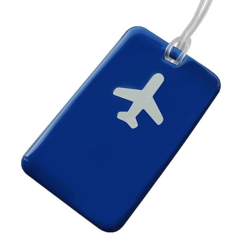 OC BB4B 59001 Macaron Colored PVC Aircraft Luggage Tags Can Be Customized with Logos Travel Luggage Anti Loss Tags for Consignment - Image 3