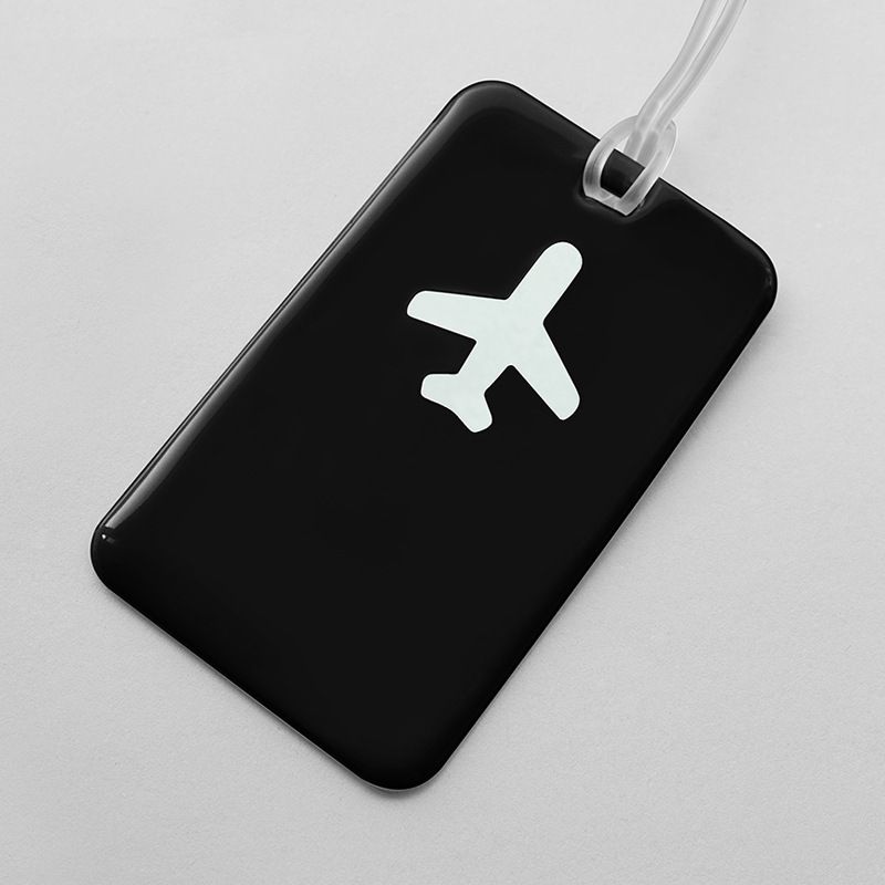 OC BB4B 59001 Macaron Colored PVC Aircraft Luggage Tags Can Be Customized with Logos Travel Luggage Anti Loss Tags for Consignment - Image 4