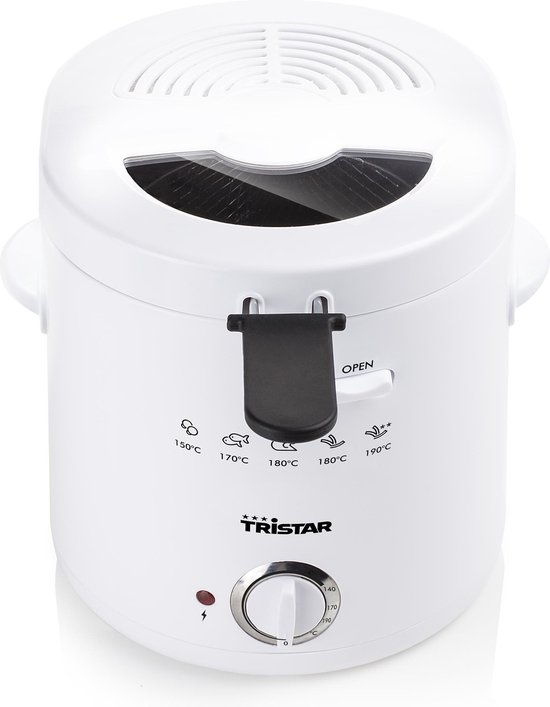 Tristar Frituurpan 1.5 liter - FR-6941 - Friteuse 1000W - Anti aanbak coating - Wit - Image 3