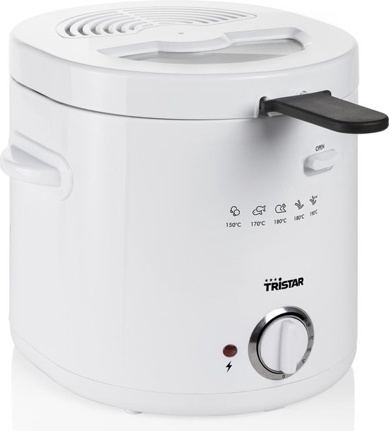 Tristar Frituurpan 1.5 liter - FR-6941 - Friteuse 1000W - Anti aanbak coating - Wit - Image 6
