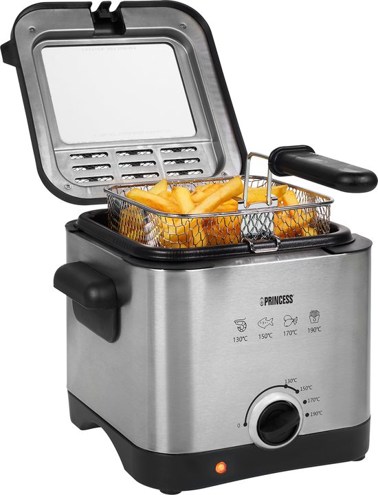 Princess Mini friteuse - Liter - RVS - Image 1