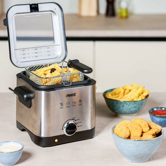 Princess Mini friteuse - Liter - RVS - Image 4