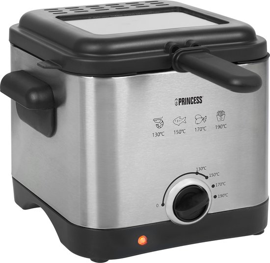 Princess Mini friteuse - Liter - RVS - Image 5