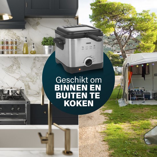 Princess Mini friteuse - Liter - RVS - Image 7