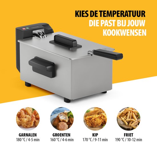 Tristar Frituurpan liter - Friteuse - RVS - Image 4