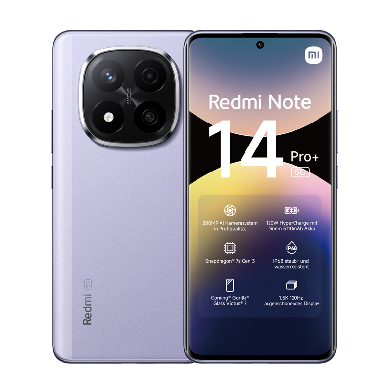 Global Version Redmi Note 14 Pro+ 5G Smartphone Snapdragon 7s Gen 3 200MP Rear Camera 120W HyperCharge IP68 - Image 3