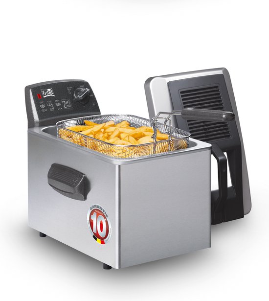 FRITEL Friteuse Turbo SF® - Frituurpan / Frituurketel - Filterdeksel + - Pers. - Olie + Vast Vet - Image 1