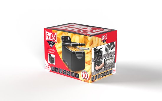 FRITEL Frituurpan - Turbo SF® - Friteuse met - Olie + Vast Vet - liter - 10 jaar Garantie - Image 9