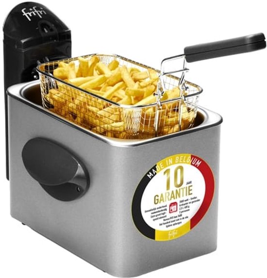 Mini Frituurpan 2,5L | Frifri F1900 | 2000W | Koude Zone Technologie | RVS Kuip | Voor max 700 gram Friet | 10 Jaar Garantie | Made in België - Image 16