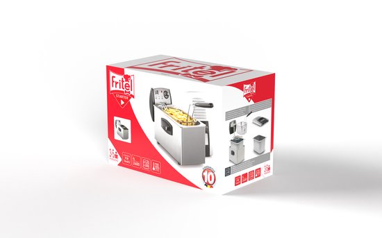 FRITEL Frituurpan - FR - Friteuse met - Koude Zone - Personen - liter - 10 jaar Garantie - Image 6