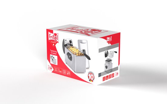 FRITEL Frituurpan - FR - Friteuse met - Koude Zone - Personen - liter - 10 jaar Garantie - Image 8