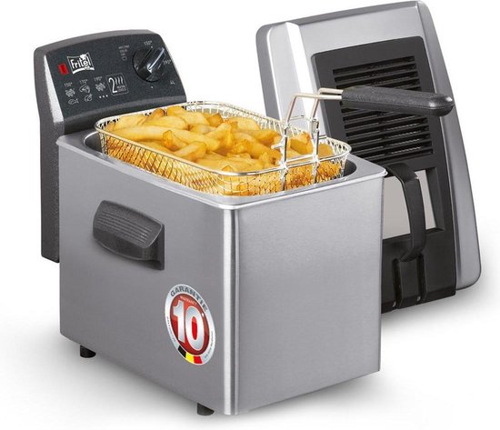 FRITEL Friteuse Turbo SF® - Frituurpan / Frituurketel - Filterdeksel + - Pers. - Olie + Vast Vet - Image 1