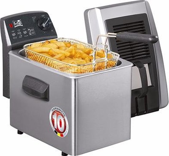 FRITEL Friteuse Turbo SF® - Frituurpan / Frituurketel - Filterdeksel + - Pers. - Olie + Vast Vet - Image 14