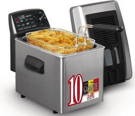 FRITEL Friteuse Turbo SF® - Frituurpan / Frituurketel - Filterdeksel + - Pers. - Olie + Vast Vet - Image 15