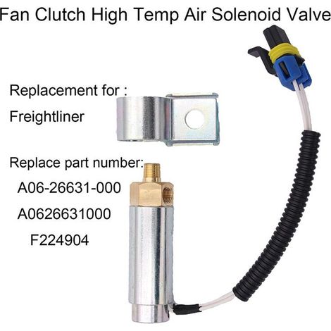 Hochtemperatur-Luftmagnetventil für Freightliner, verwendet in der Lüfterkupplung A06-26631-000 F224904 5020-1 85020-1 - Image 3