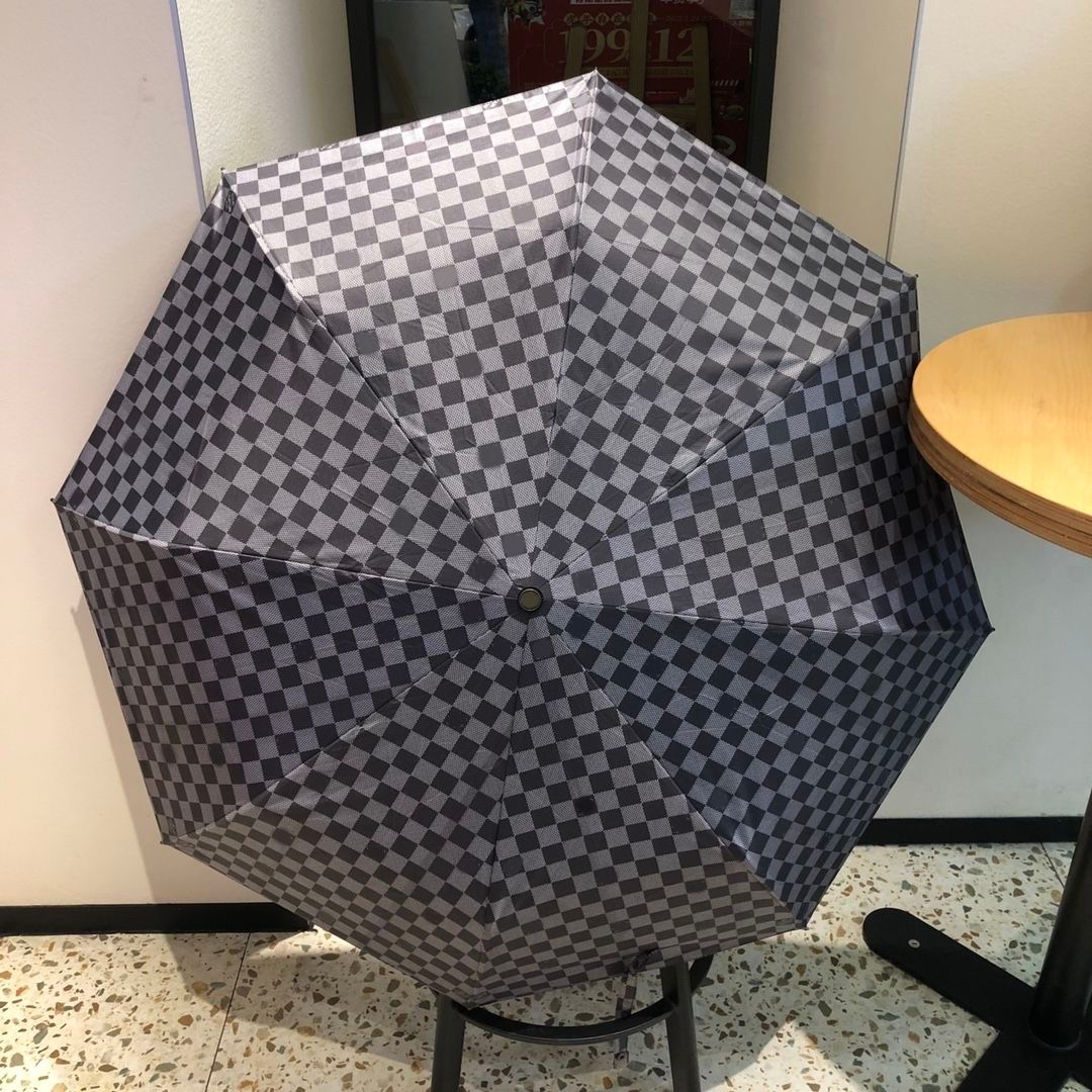 Umbrellas designer windproof umbrella sun rain folding black brown fashion trendy parasols womens mens business ho02 - Image 3